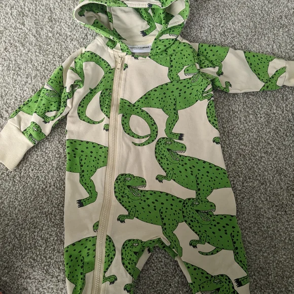 3 Baby Rompers, Frenchy Yummy Paris, Hugo, Mini Rodini Organic